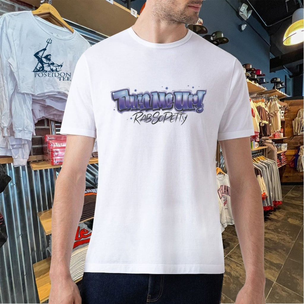 Rabsopetty Turn Me Up Airbrush T-shirt