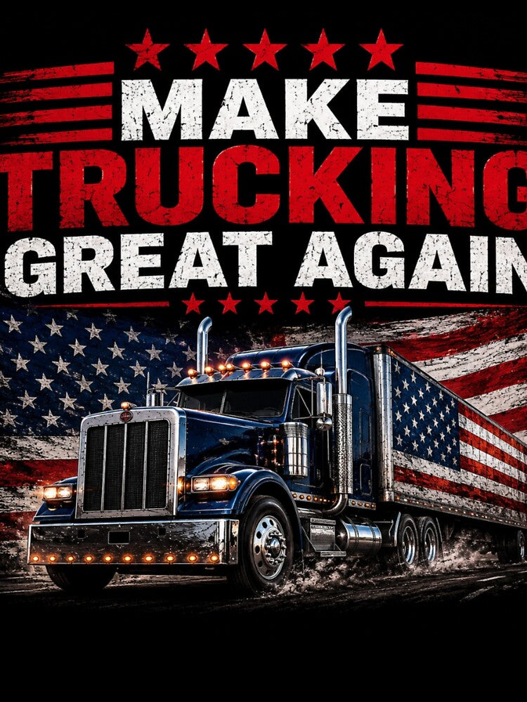 Make trucking great again Patriotic semi truck shirt by Diesel outlaw