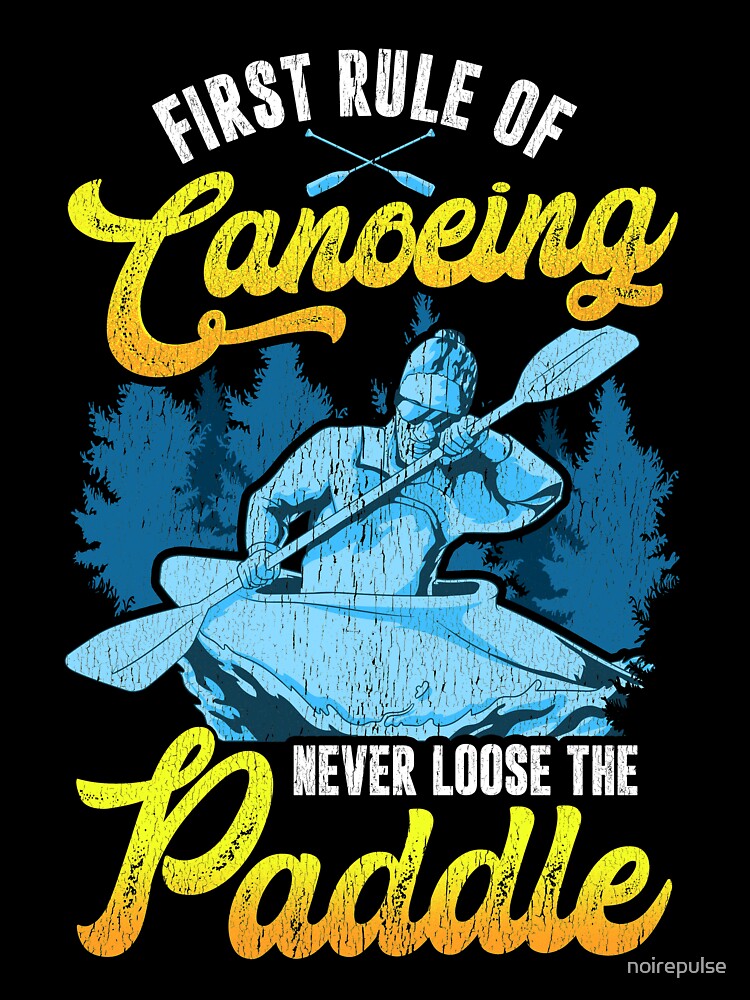 Funny Canoeing design by noirepulse