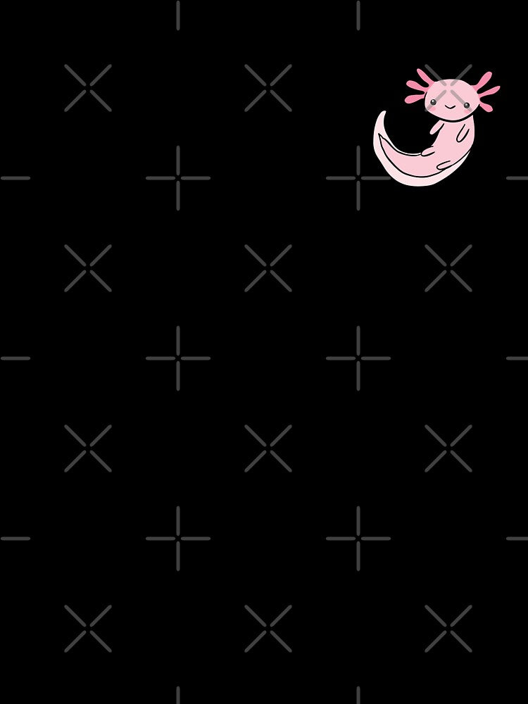 axolotl cute cartoon illustration by Yarafantasyart