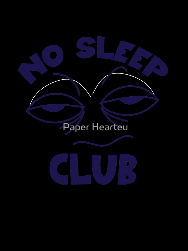 No Sleep Club Hoodie by Paper Hearteu