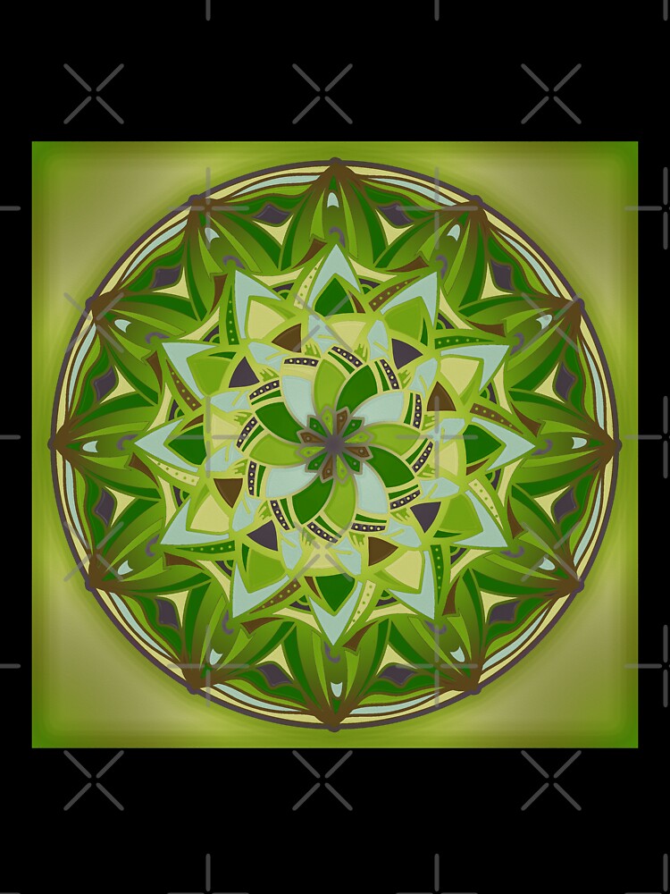 Mandala Green Papaya by angeldecuir