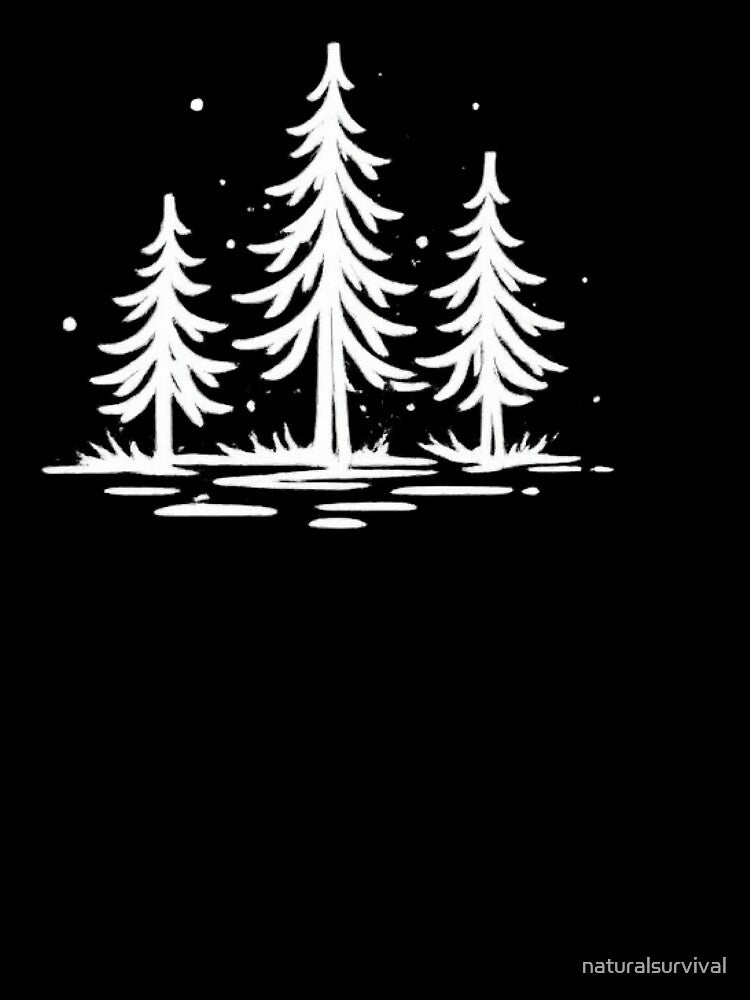 Minimalist Pine Trees | Outdoor Nature Design by naturalsurvival