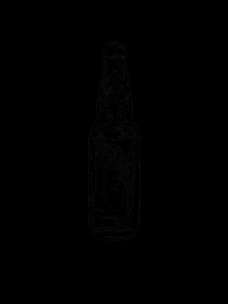 Beer Bottle Illustration by HalpinDesign