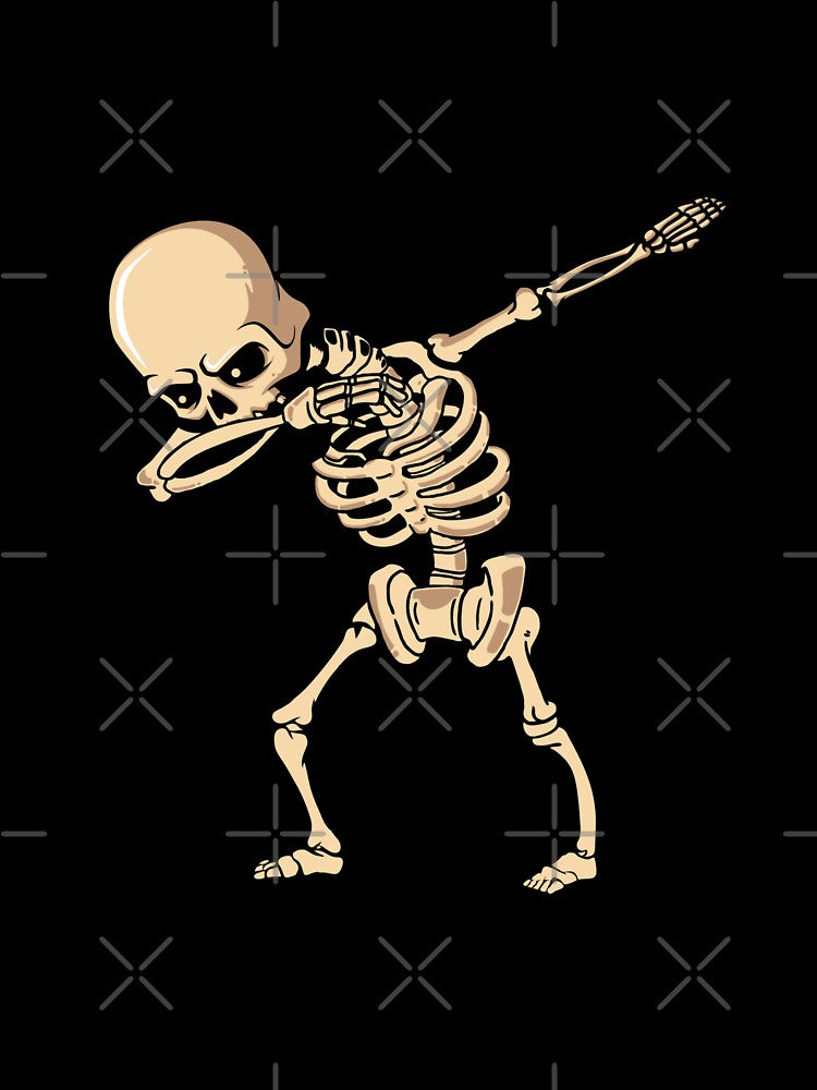 Dabbing Halloween Skeleton by Print_Fuse