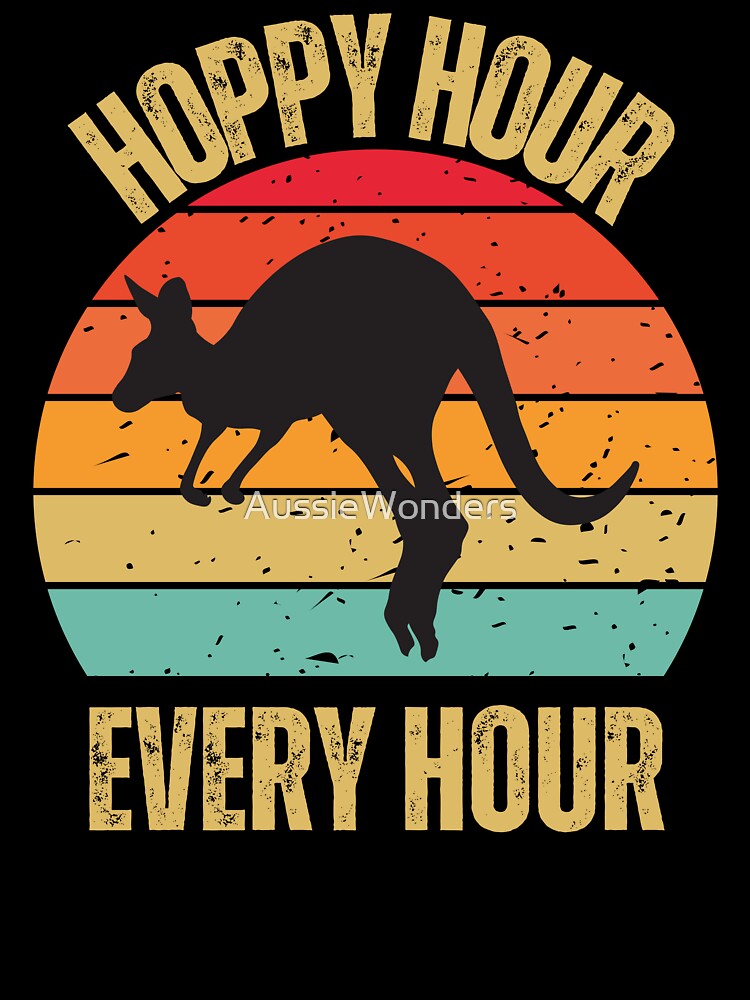 Retro Sunset Kangaroo | Kangaroo Vintage Retro Sunset | Kangaroo Retro Sunset by AussieWonders