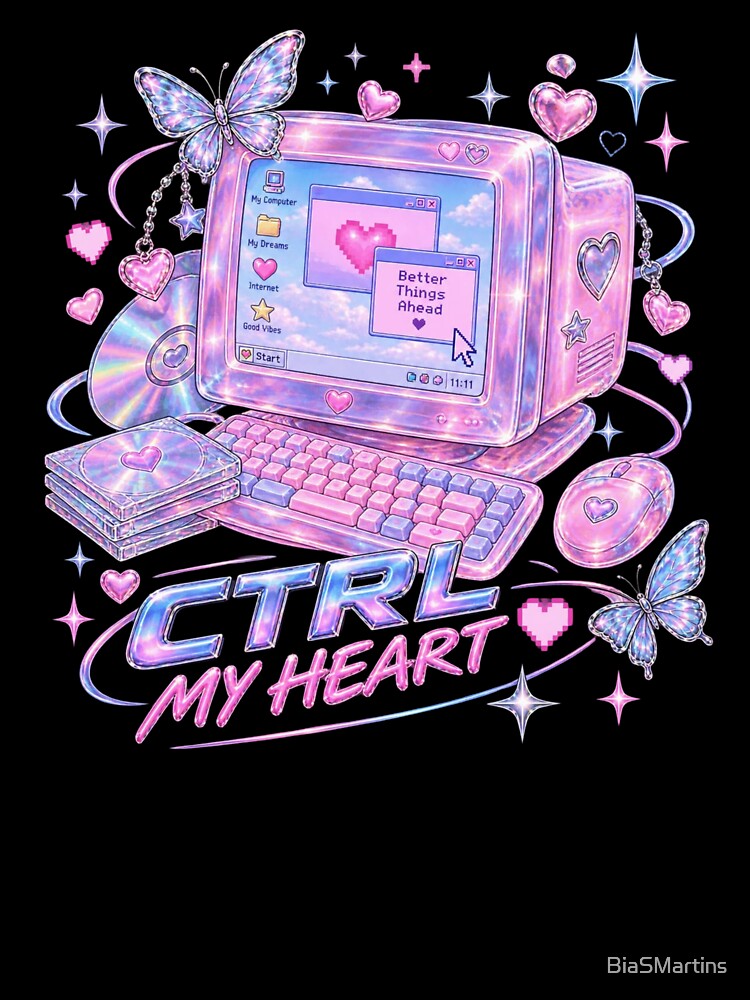 Y2K Computer girl by BiaSMartins
