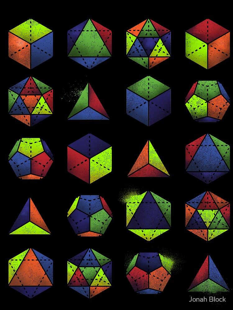 Sacred shapes and colors pop geometry by jonah block