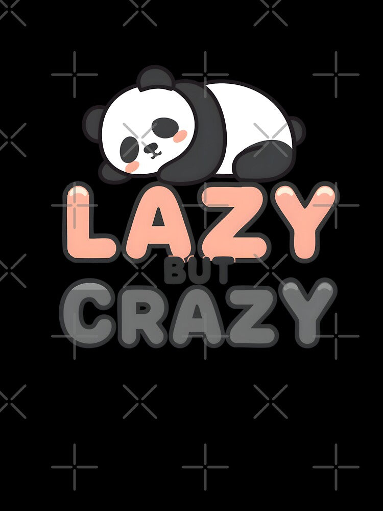 Adorable Lazy Panda Cartoon Art by PixelPanda Cosmos