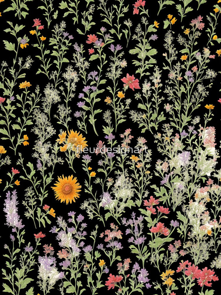 wildflowers watercolor by fleurdesignart