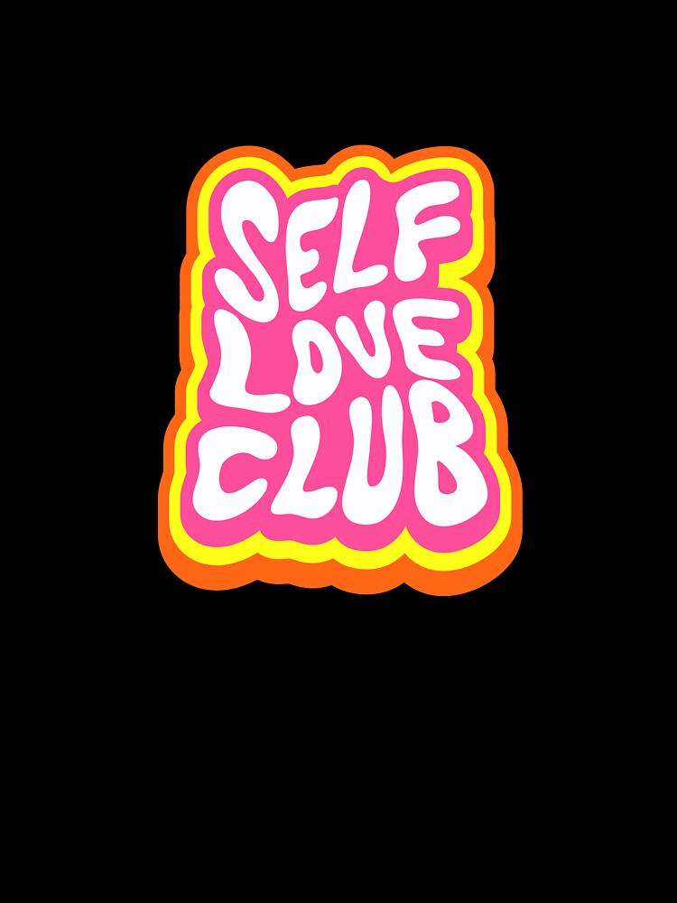 Retro Self Love Club Bubbly Font by PixellaneArt