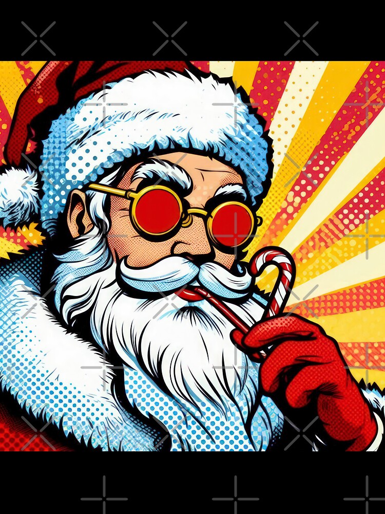Christmas Vintage Santa Claus with red glasses,Santa Claus,christmas retro,Christmas Vintage, by Expressions-Sel