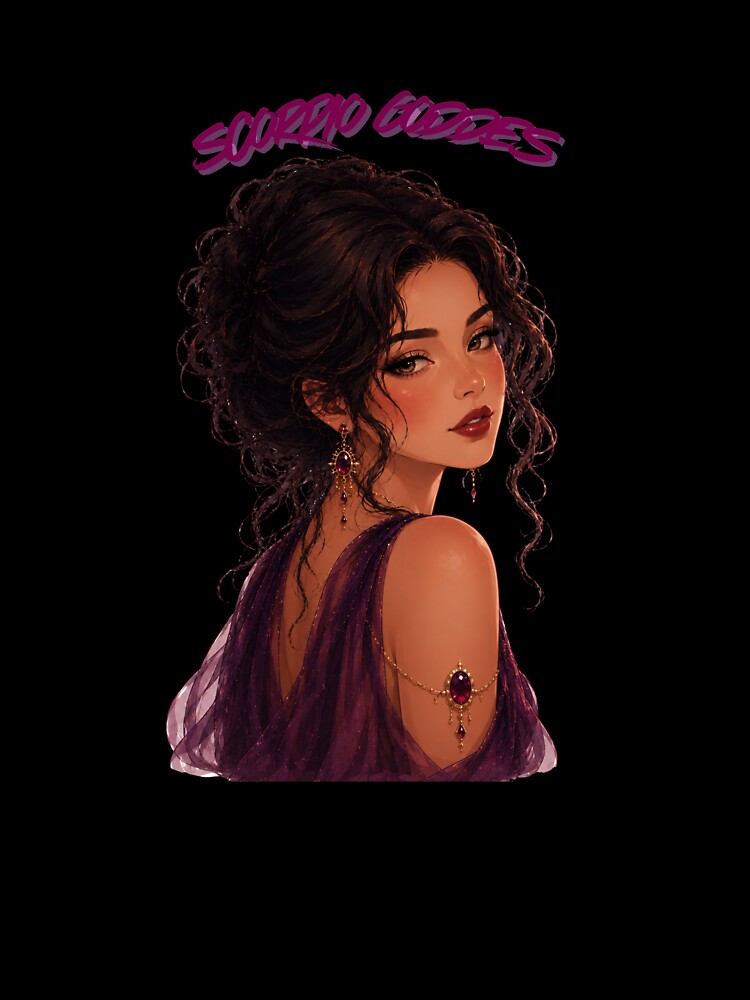 Scorpio Goddes Zodiac Astrological Aesthetic Girl by Marcelina28