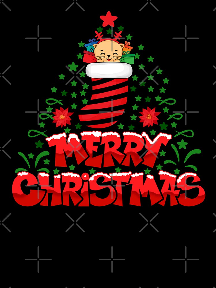 Merry Christmas Cat Funny by MisPuHoney