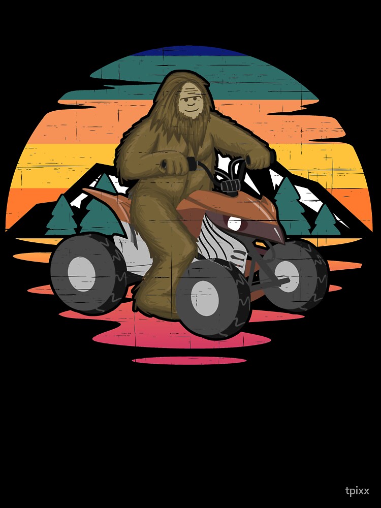 Bigfoot on a 4 Wheeler At Mountains by tpixx