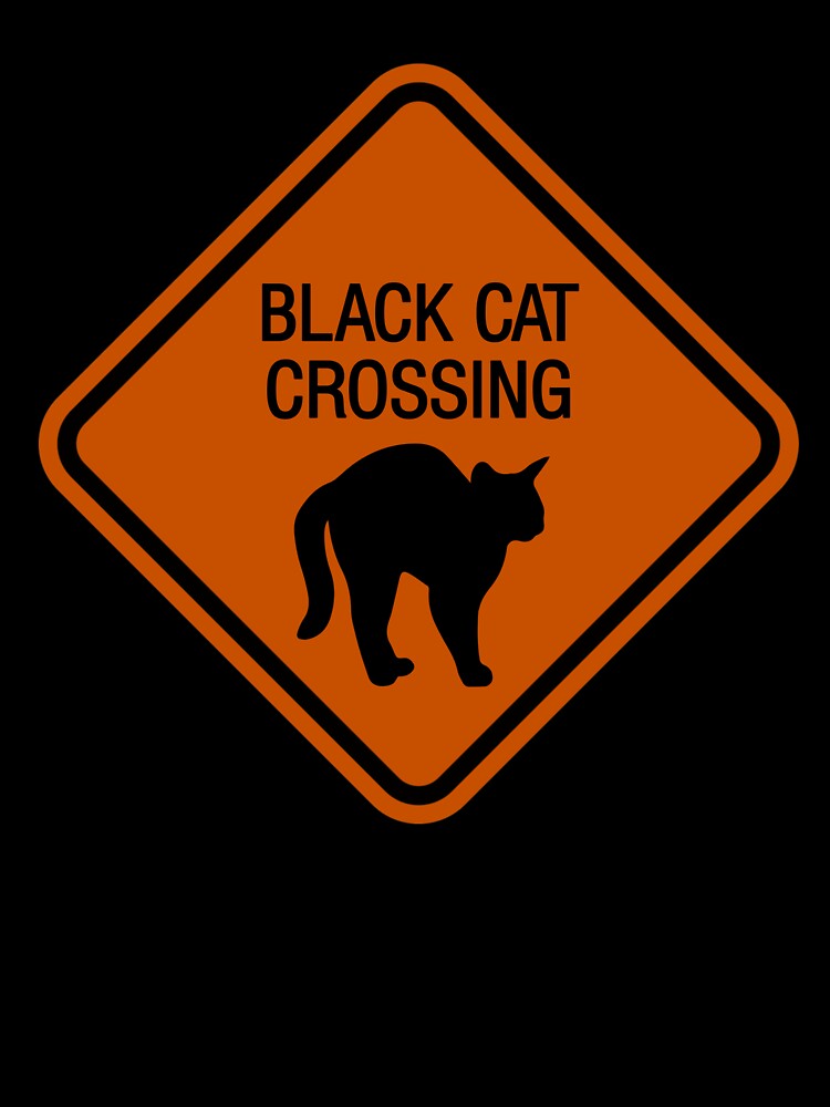 Halloween Version: Black Cat Crossing by MannyShop