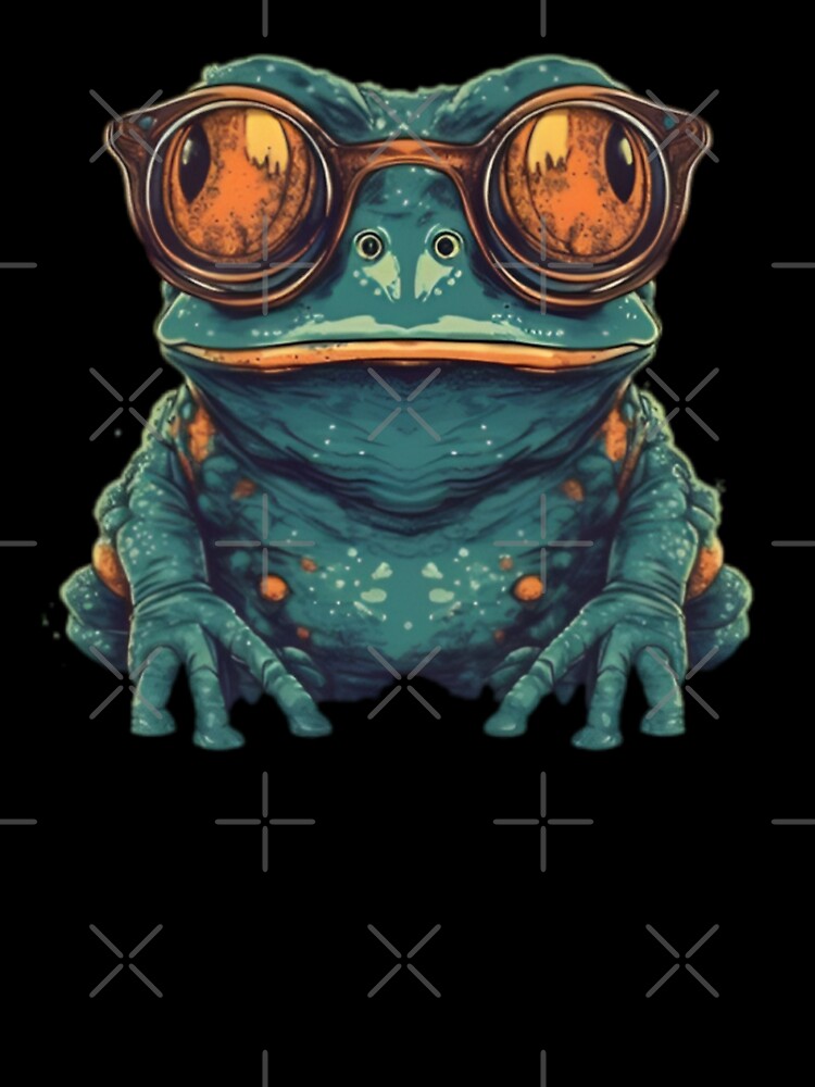 Visionary Frog: Leaping with Clarity by Strokes-Colors