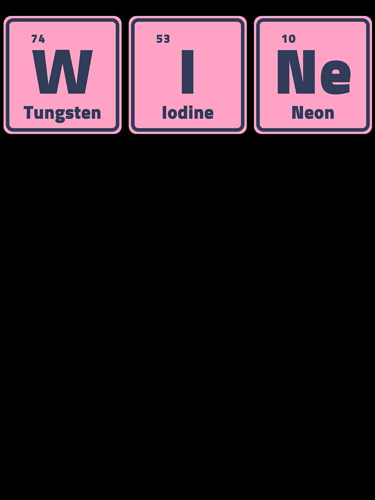 Wine - Periodic Table Elements by m95sim