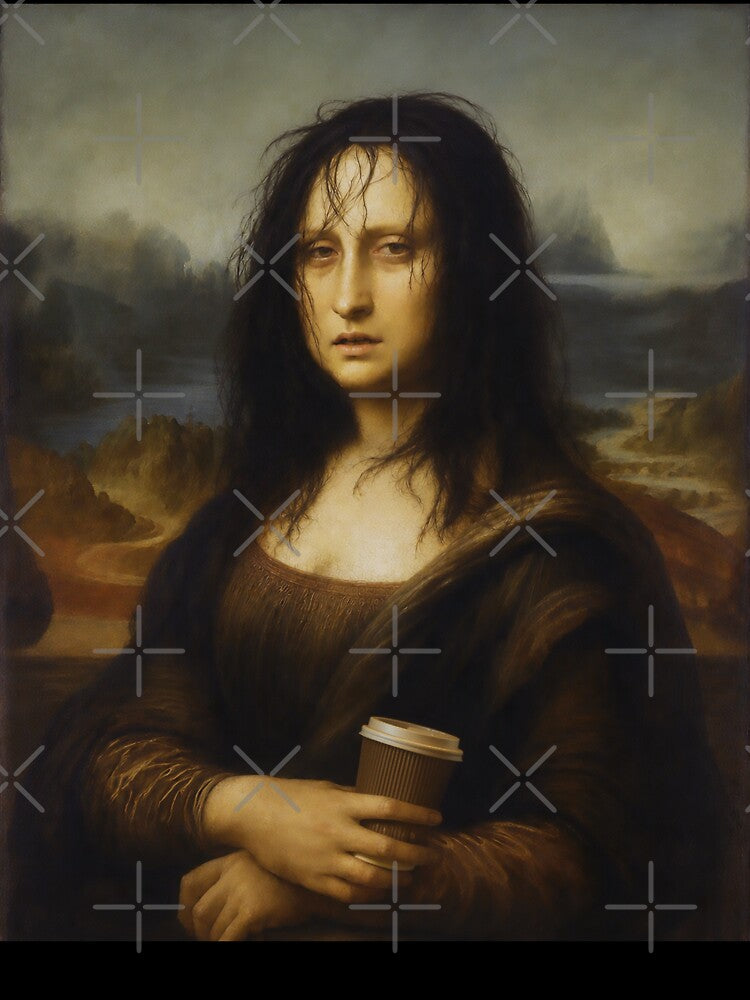 Monalisa before her Coffee by abby-thorns