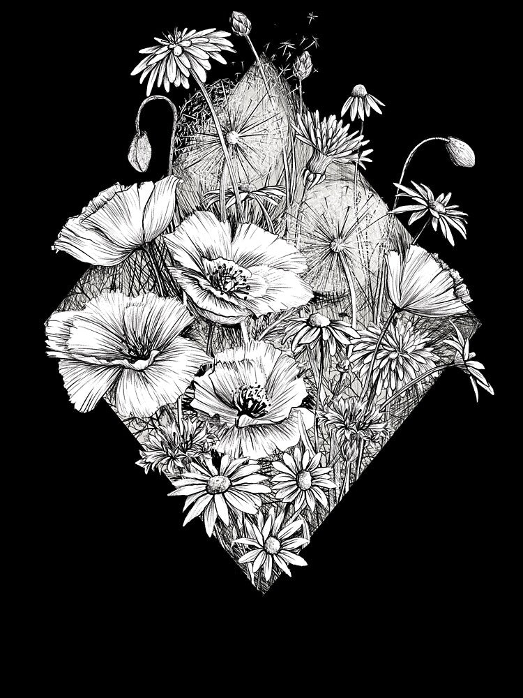 Sketchy Wildflowers by zarmar