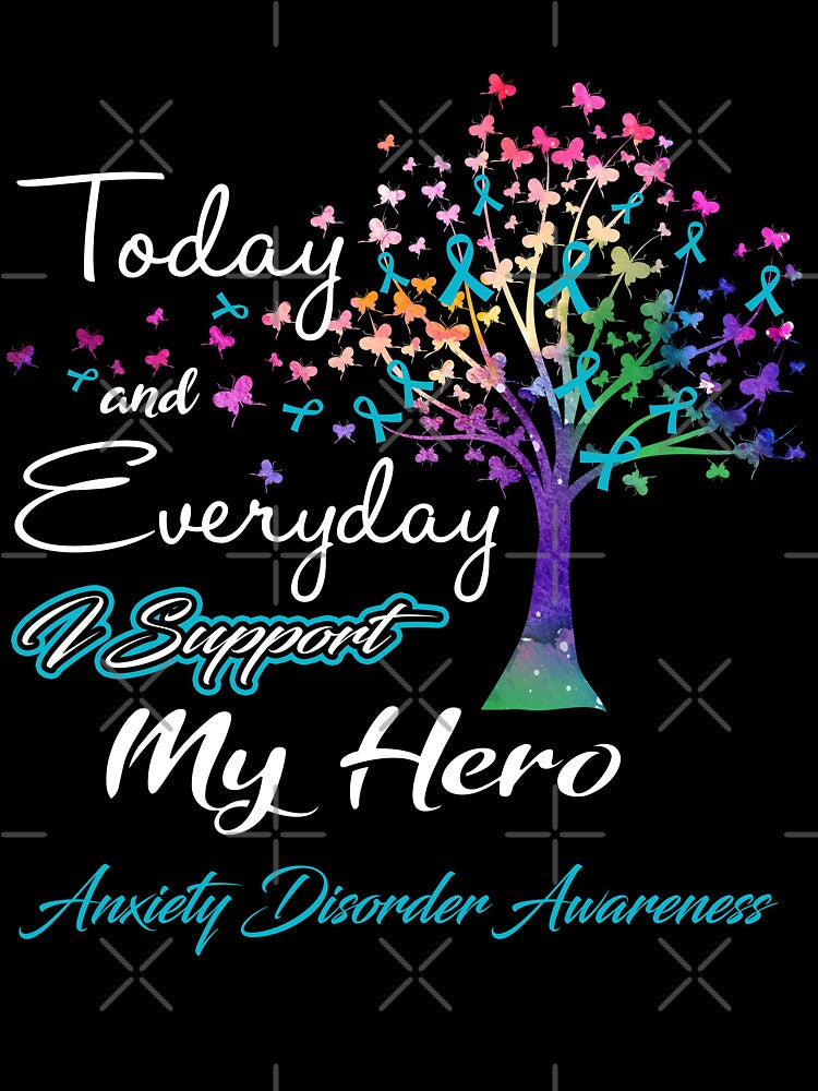 Anxiety Disorder Awareness Today and Everyday I Support My Hero by ElizabethS809
