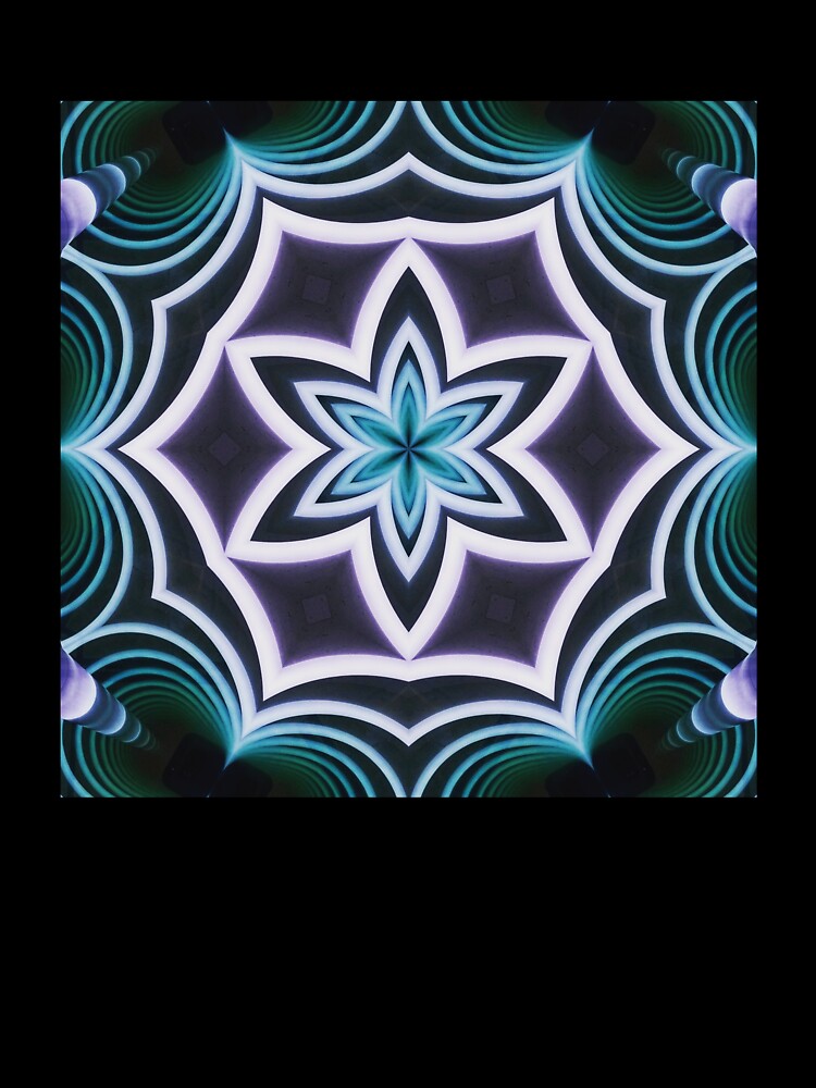 Neon Flower of Life by goldenphi618