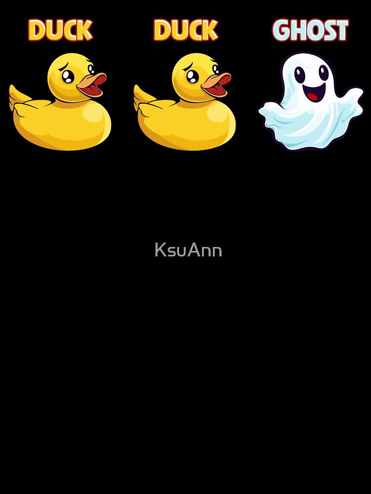 Funny Duck Ghost Pun Meme Men Women Funny Halloween by KsuAnn