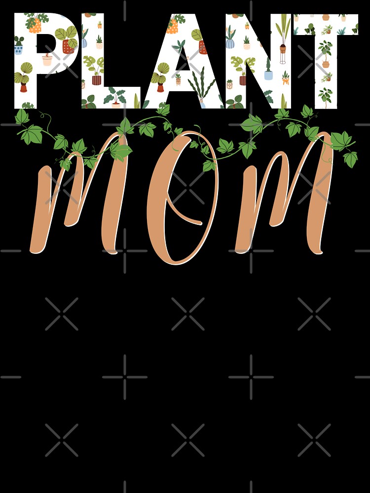 Plant Mom, Lady, Mama  - Houseplant Lover - Light Brown Colorway by emoney14