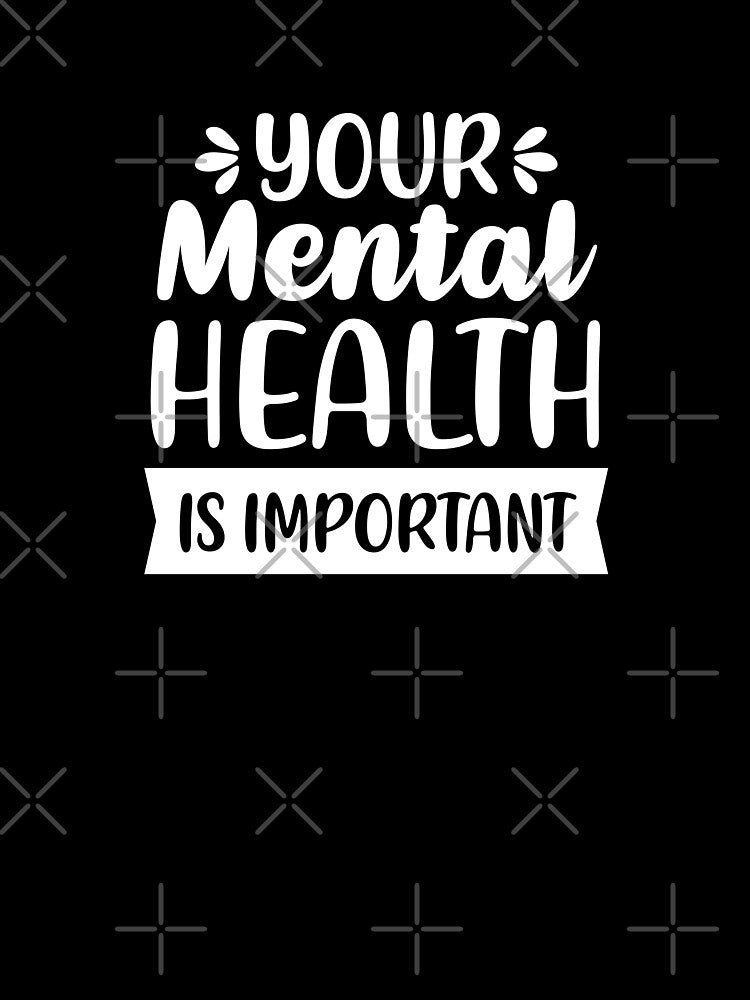 Your Mental Health Is Important (White/Orange BG) by FilipeFerreira