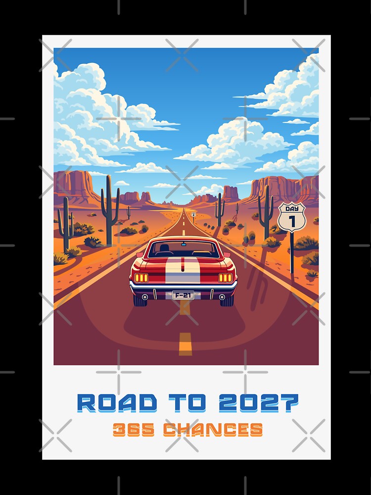 Road to 2027 - Retro Nevada desert Road Trip vintage photo by ProjetF