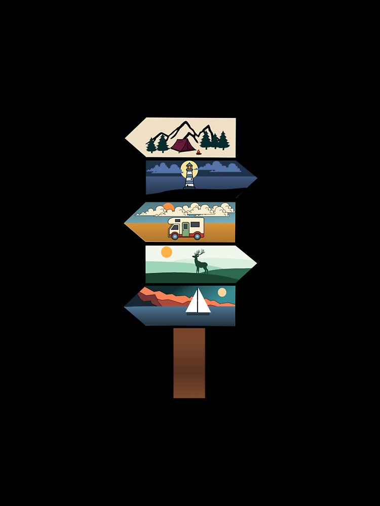Adventure Road Sign by ByRavzanur