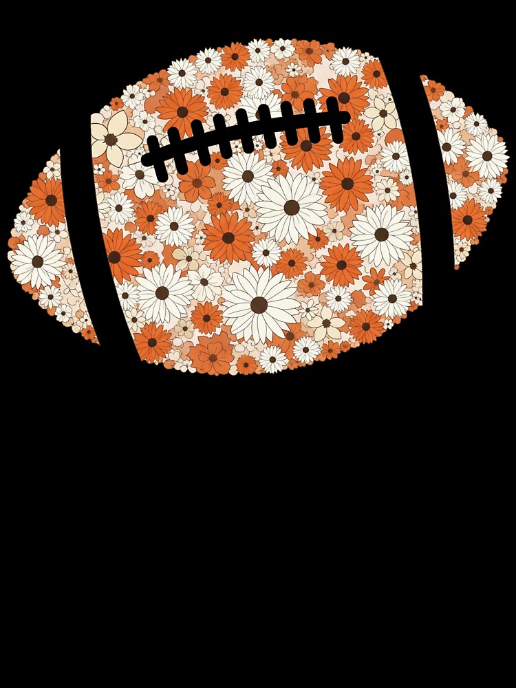 Floral Fall Football by DeafPigeonDesigns