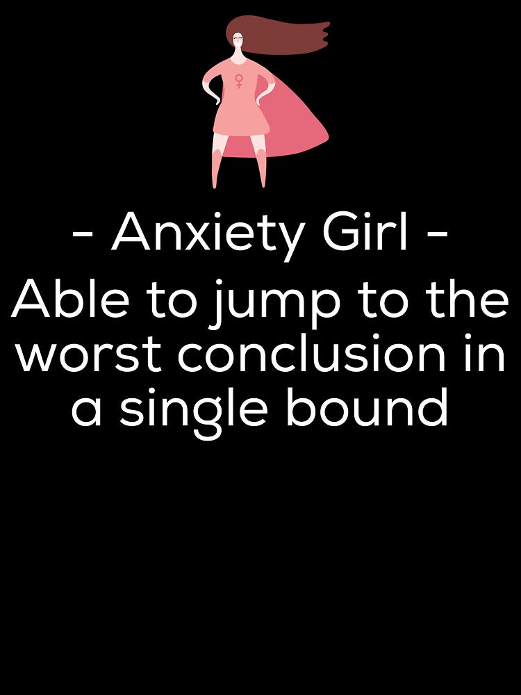 Anxiety Girl - High Anxiety Awareness by purepisces