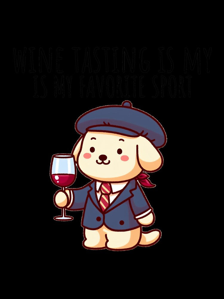 Wine Tasting Dog by LemuellTrends