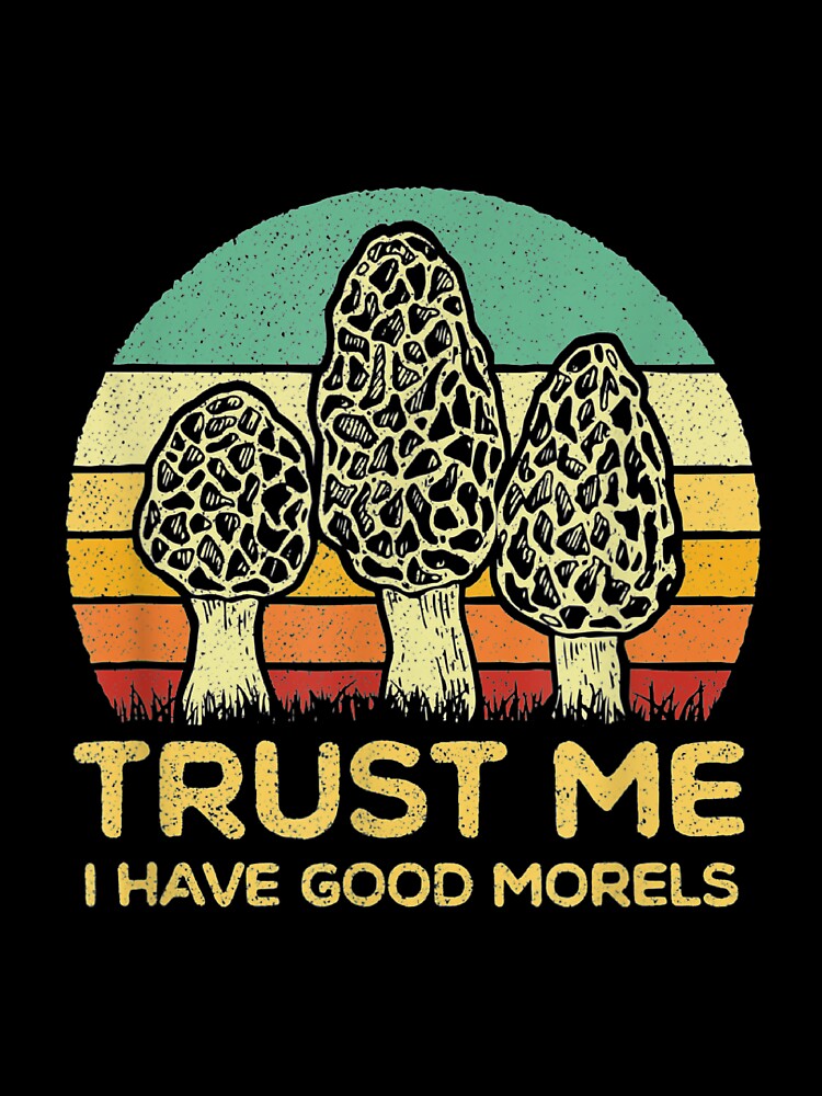 Morel Mushroom Shirt Foraging Hunters by DonVTV