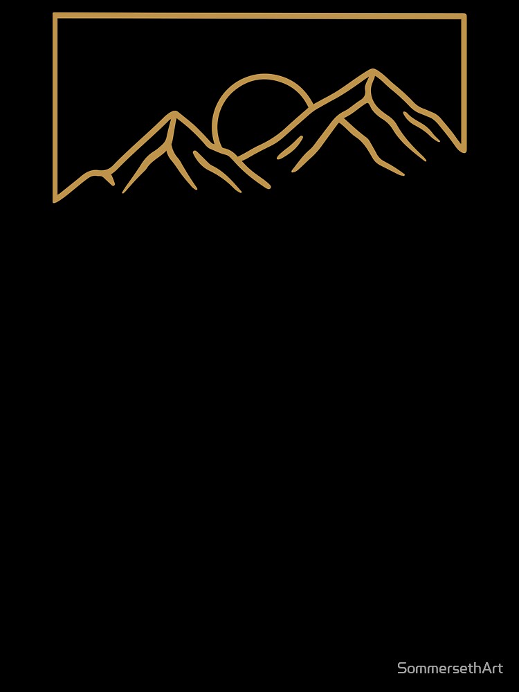 Minimal Mountain by SommersethArt