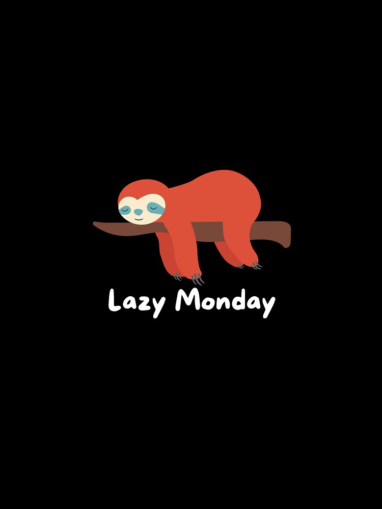 lazy monday T-shirt by momensalhab