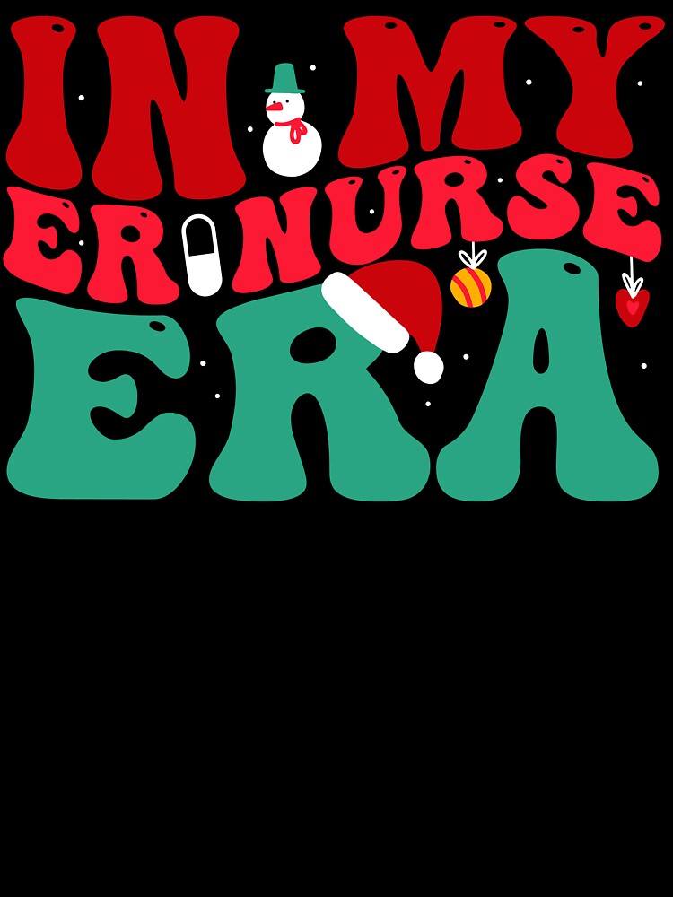 In My ER Nurse Era Nurse Christmas Family Xmas by aymanehammi