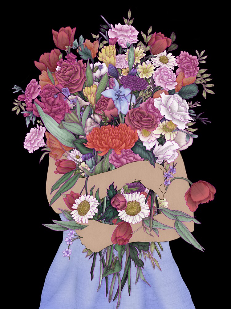 Gathering You a Garden by ECMazur Art