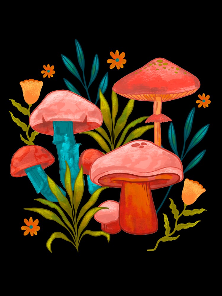 Mushroom Art by Leyguthart