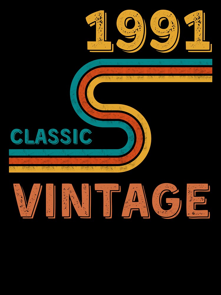 Vintage Classic 1991 Sunset Retro Style by FreeMind-Design