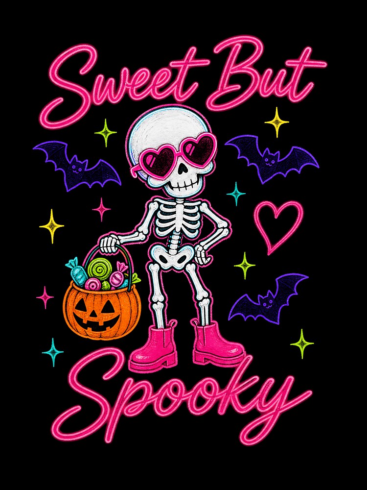 Sweet But Spooky Halloween Skeleton by Betsytiptoe