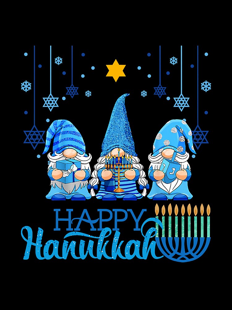 Funny Happy Hanukkahorah Jewish Cute by SkyCloudBlue