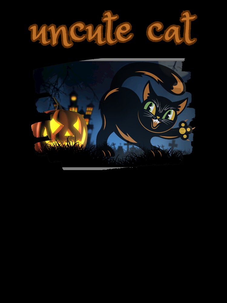 Uncute Cat Halloween by MomLifeDesign