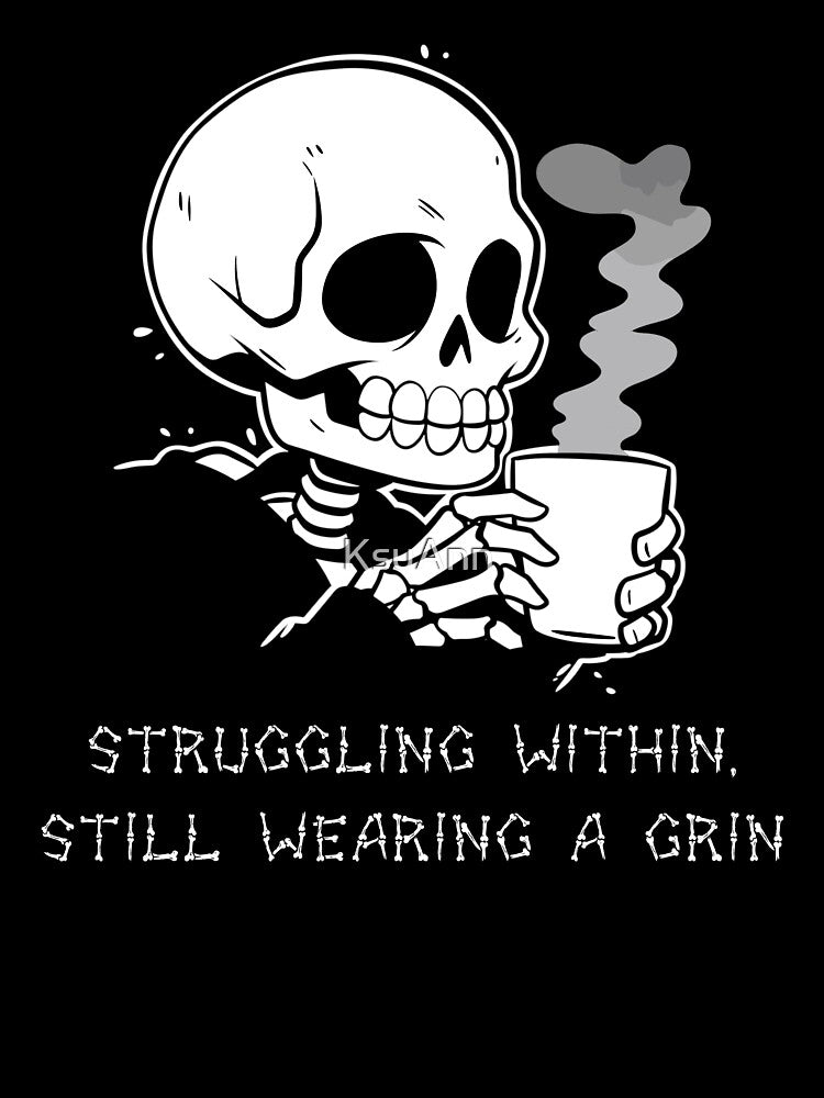 Funny Skeleton Lazy Costume Goth Men Women Funny Halloween by KsuAnn