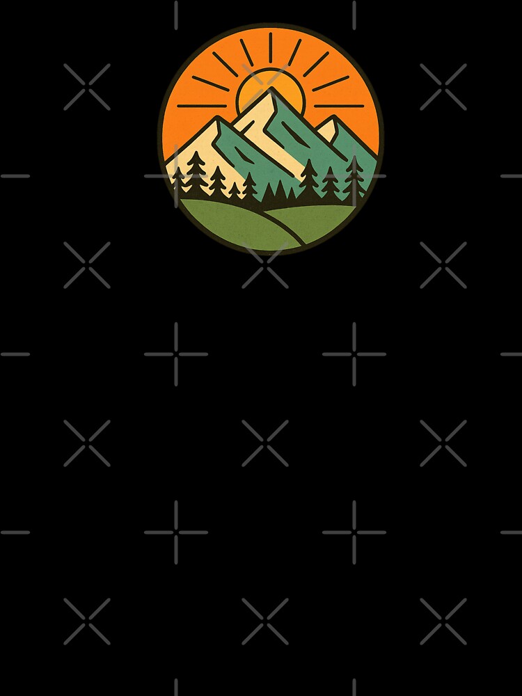 Mountain Adventure Badge – Minimalist Outdoor Design by OnPointOutfits