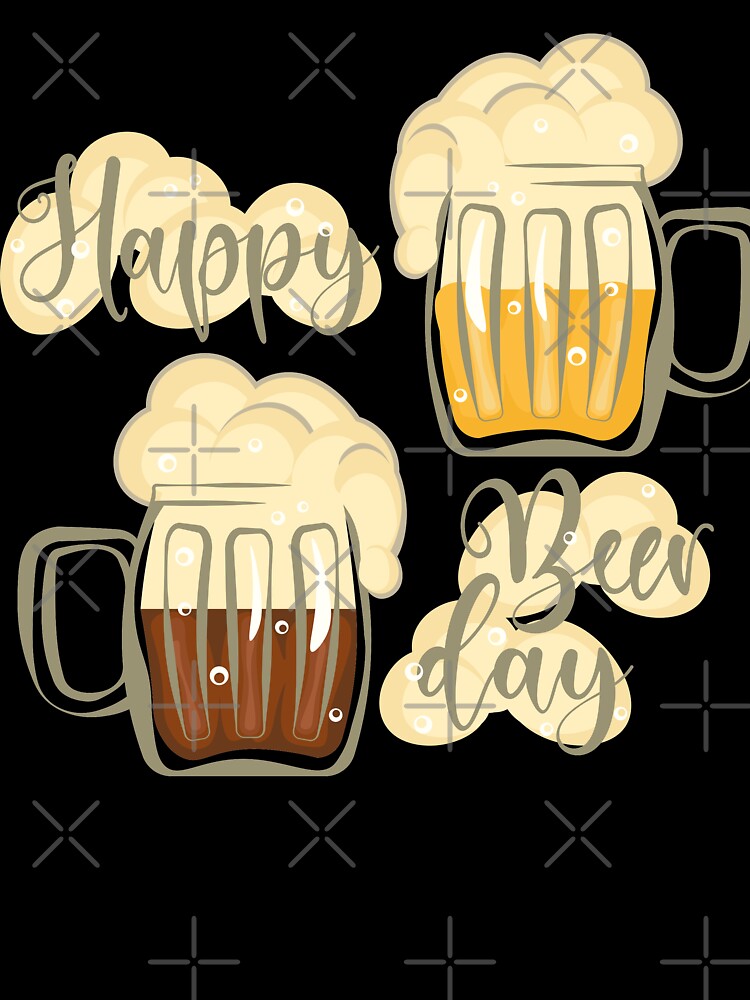 Happy beer day lettering by CutieBlue