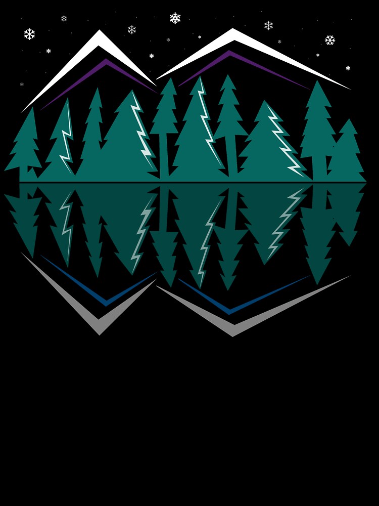 Minimalist Outdoors Mountain Snow Reflection by Thomas Hudson