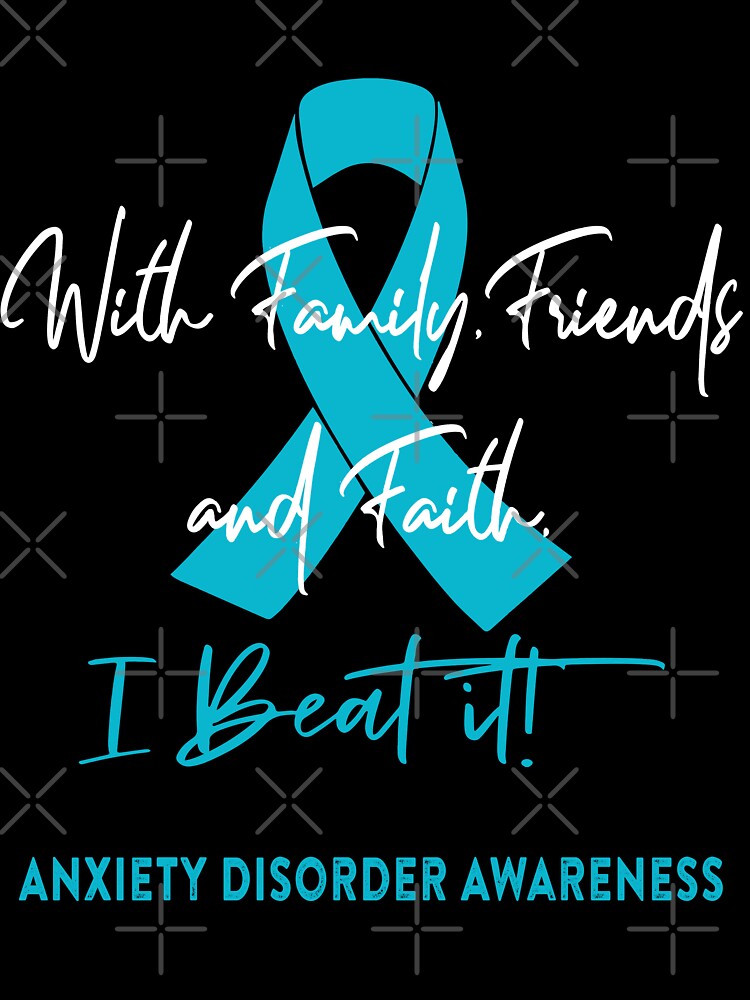 Anxiety Disorder Warrior - With Family, Friends, and Faith - I BEAT IT! by Robbsyn