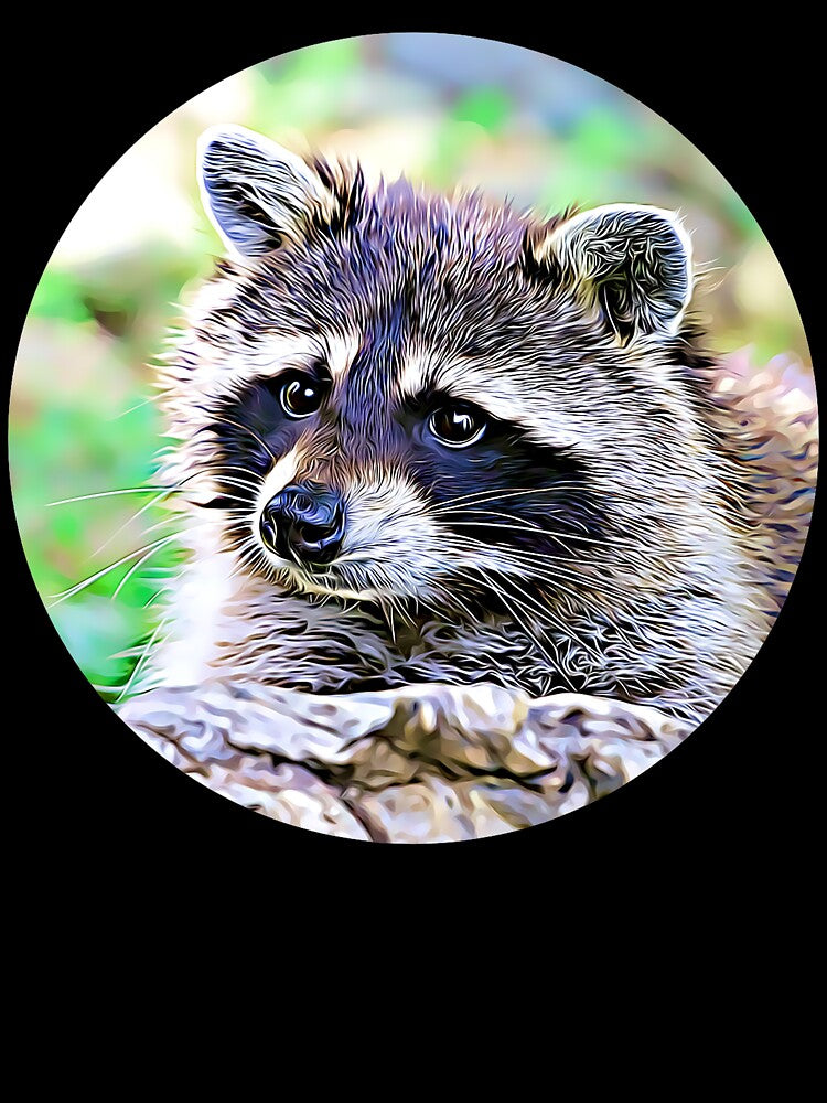 Raccoon Portrait by RevolutionInPaint